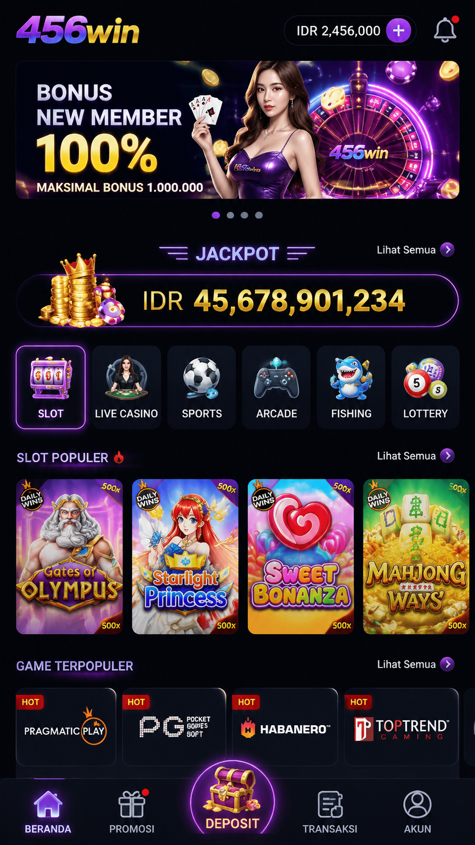 Screenshot 1 456win